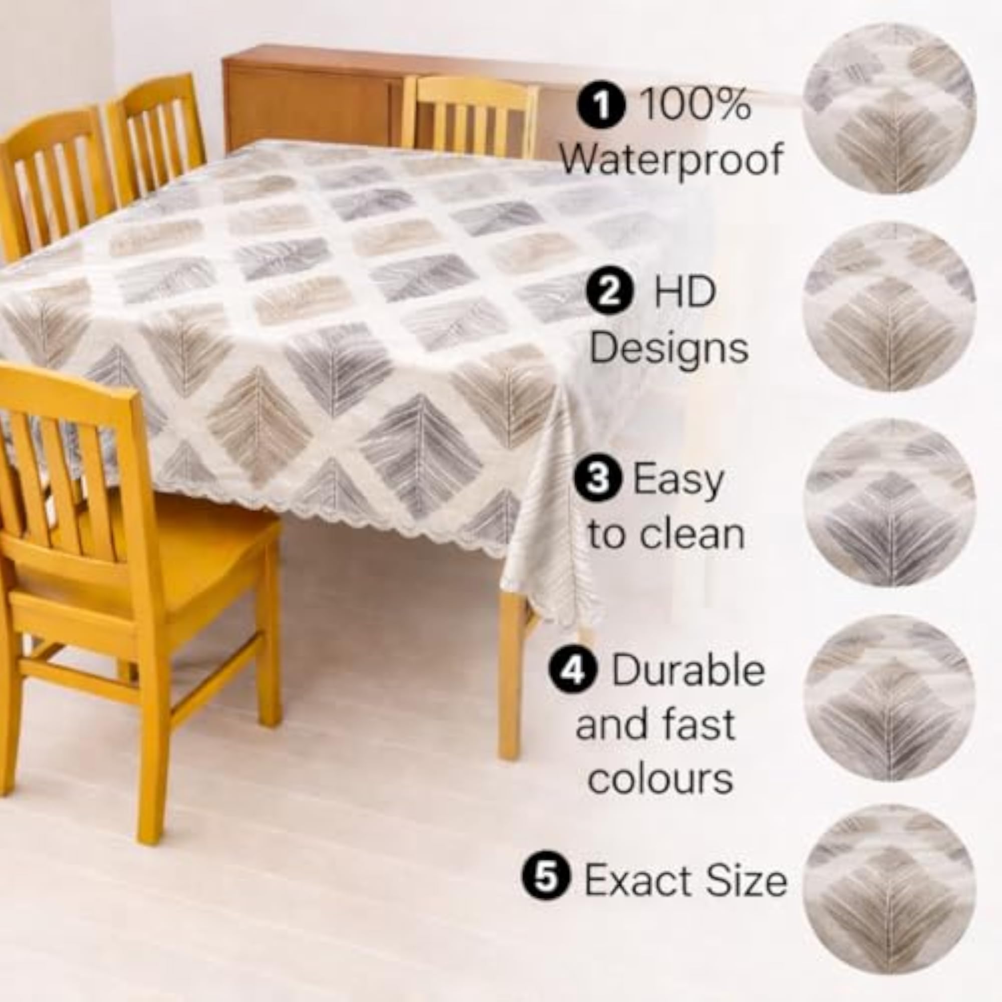 Premium Waterproof PVC Sparkle Table Cover Collection